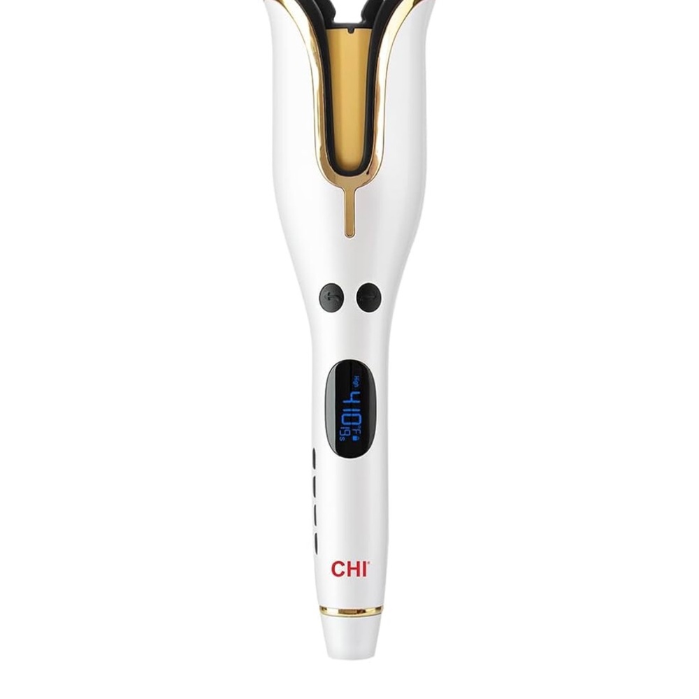 CHI automatic White and Gold Hair Curler